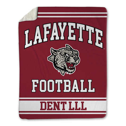 Lafayette College - NCAA Football : Michael Dent lll - Blanket-0