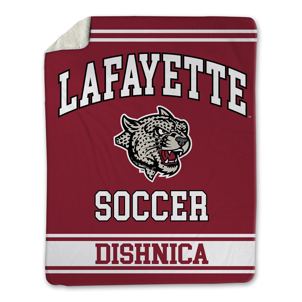 Lafayette College - NCAA Men's Soccer : Samir Dishnica - Blanket-0