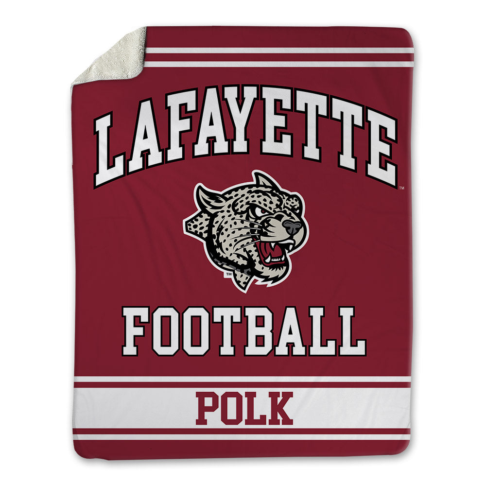 Lafayette College - NCAA Football : Jeremiah Polk - Blanket-0