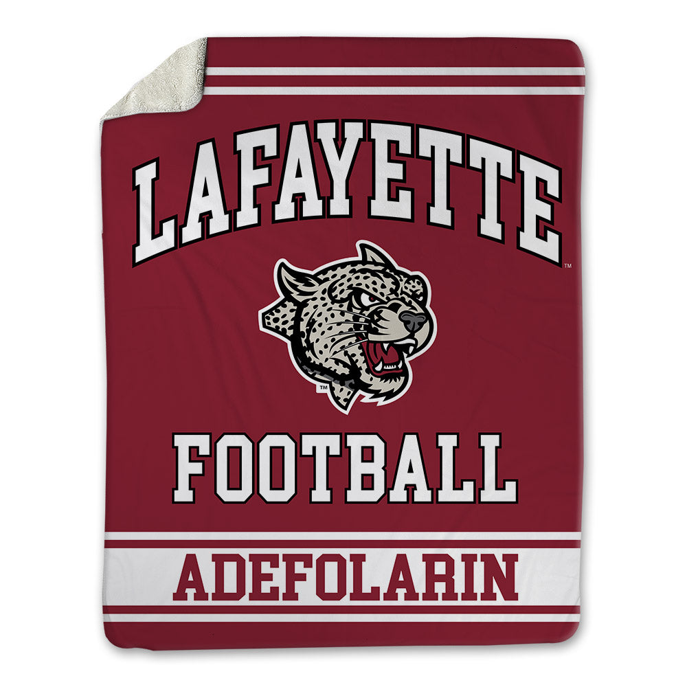 Lafayette College - NCAA Football : Daniel Adefolarin - Blanket-0