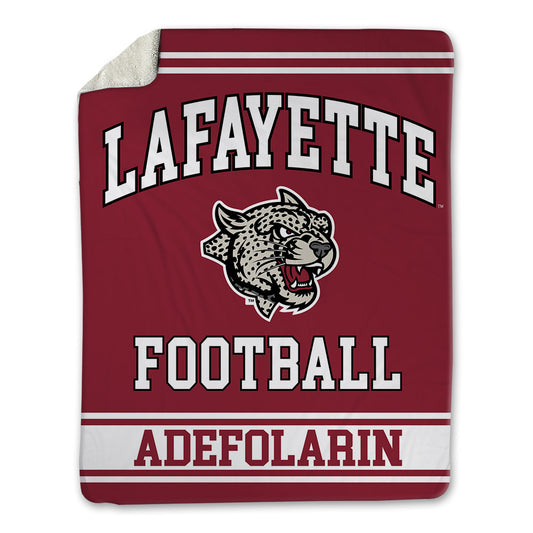 Lafayette College - NCAA Football : Daniel Adefolarin - Blanket-0