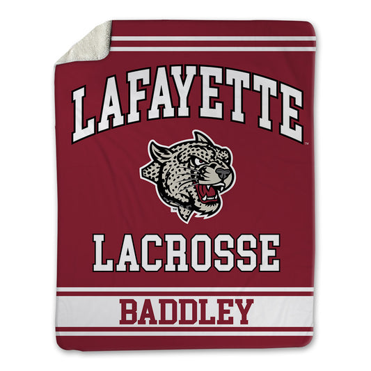 Lafayette College - NCAA Men's Lacrosse : Clayton Baddley - Blanket-0