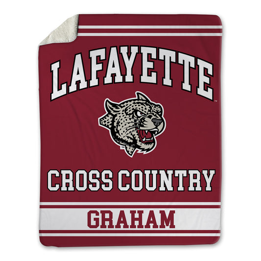 Lafayette College - NCAA Women's Cross Country : Braelyn Graham - Blanket-0