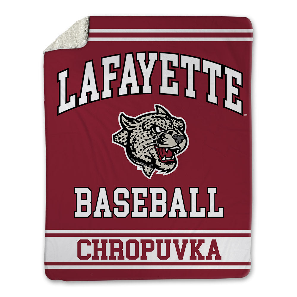 Lafayette College - NCAA Baseball : Curtis Chropuvka - Blanket-0