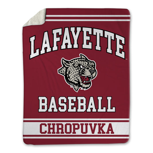Lafayette College - NCAA Baseball : Curtis Chropuvka - Blanket-0