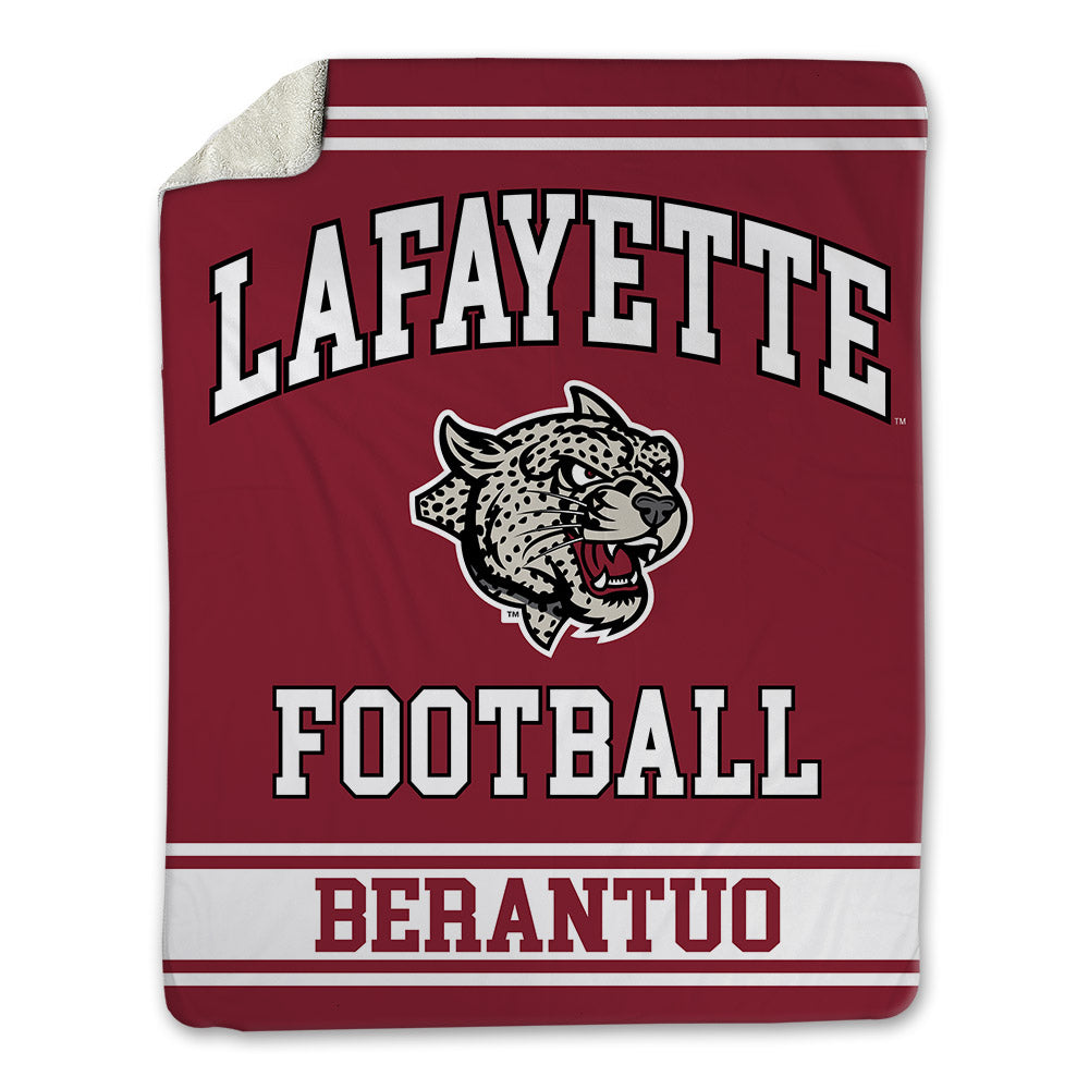 Lafayette College - NCAA Football : Maddox Berantuo - Blanket-0