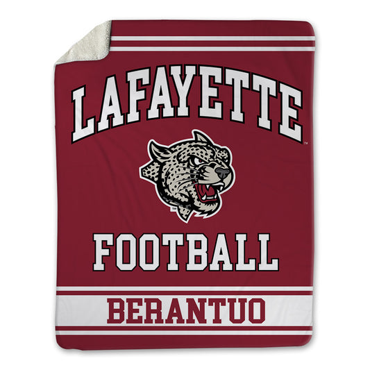 Lafayette College - NCAA Football : Maddox Berantuo - Blanket-0