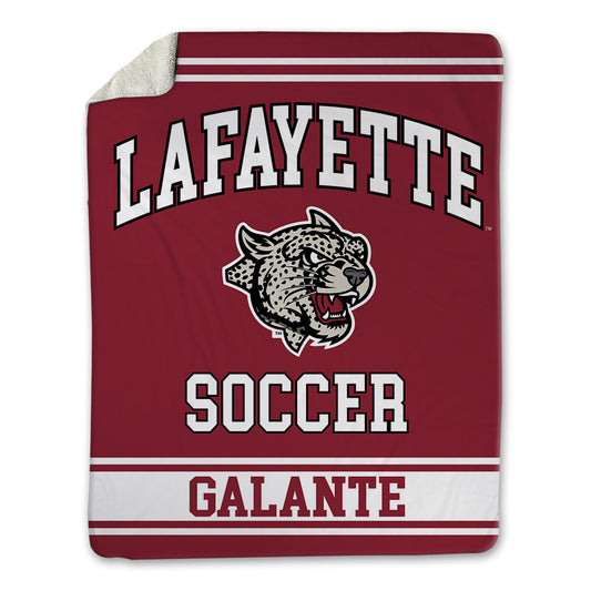 Lafayette College - NCAA Women's Soccer : Mary Claire Galante - Blanket-0