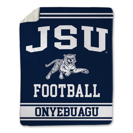Jackson State - NCAA Football : Cameron Onyebuagu - Blanket-0