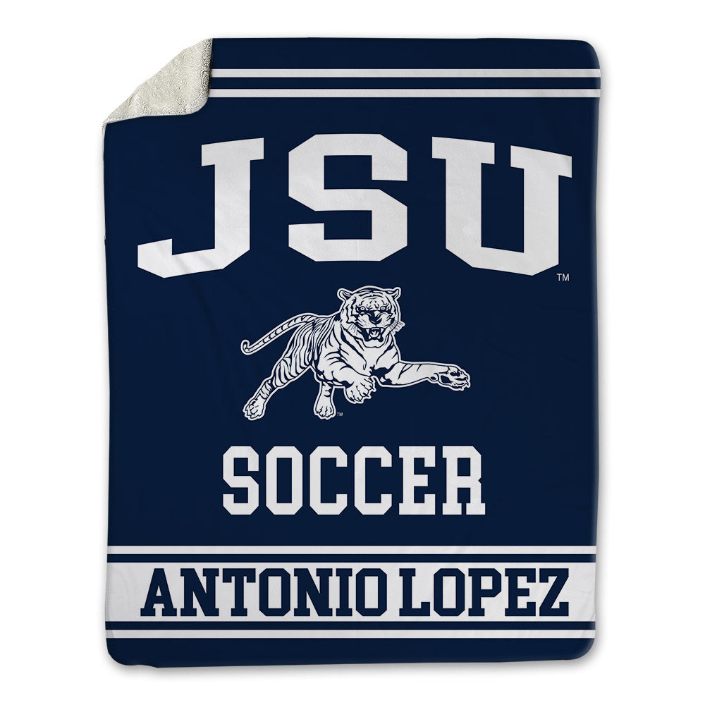 Jackson State - NCAA Women's Soccer : Karime Antonio Lopez - Blanket-0