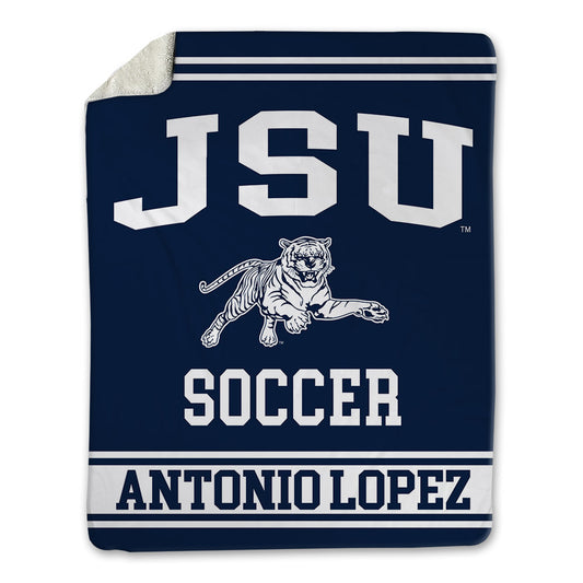 Jackson State - NCAA Women's Soccer : Karime Antonio Lopez - Blanket-0
