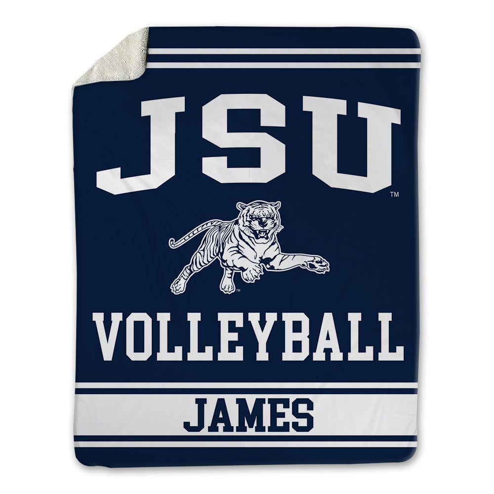 Jackson State - NCAA Women's Volleyball : Jayden James - Blanket-0