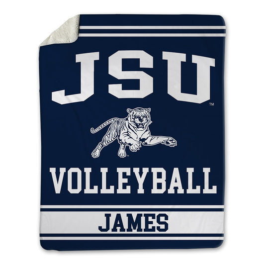Jackson State - NCAA Women's Volleyball : Jayden James - Blanket-0