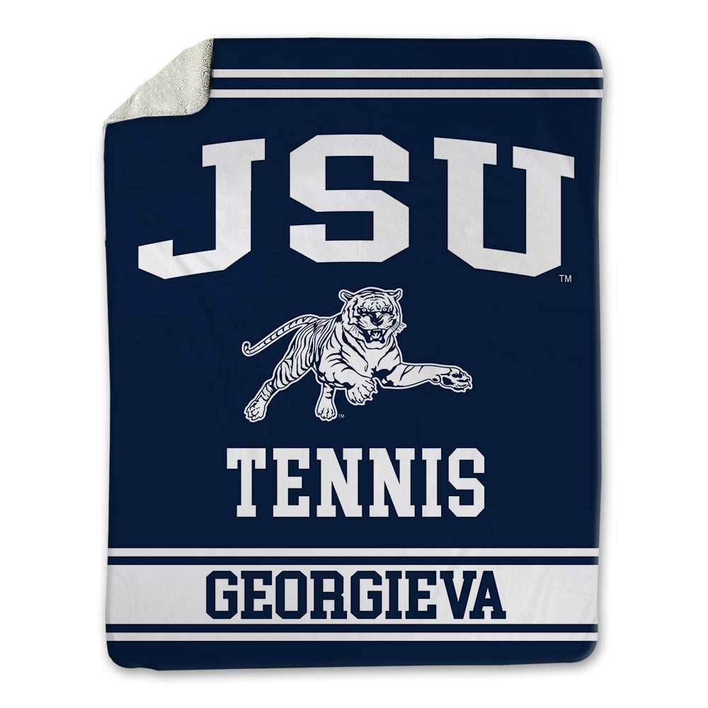 Jackson State - NCAA Women's Tennis : Polina Georgieva - Blanket-0