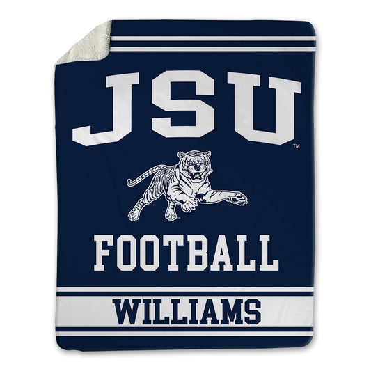 Jackson State - NCAA Football : Brian Williams - Blanket-0