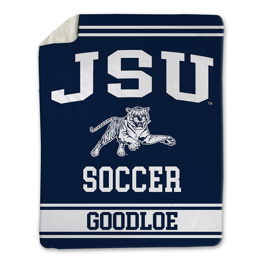 Jackson State - NCAA Women's Soccer : valentina goodloe - Blanket-0