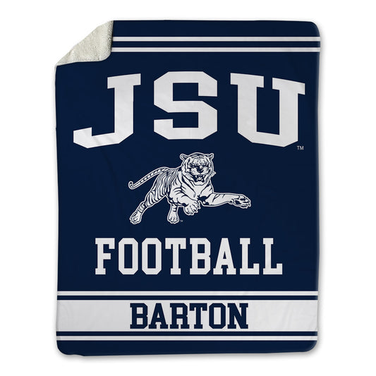 Jackson State - NCAA Football : Mason Barton - Blanket-0