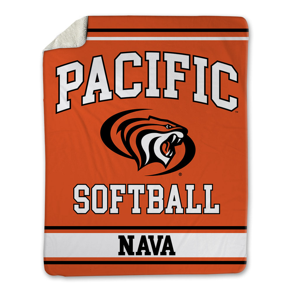 Pacific - NCAA Softball : Ariel Nava - Blanket-0