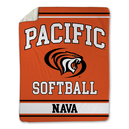 Pacific - NCAA Softball : Ariel Nava - Blanket-0