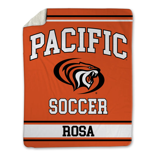 Pacific - NCAA Women's Soccer : Kaya Rosa - Blanket-0