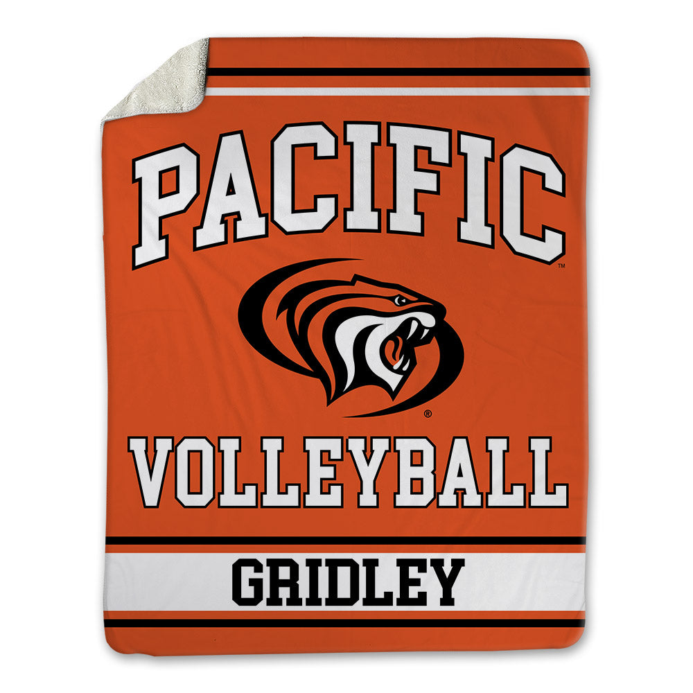 Pacific - NCAA Women's Volleyball : Ella Gridley - Blanket-0