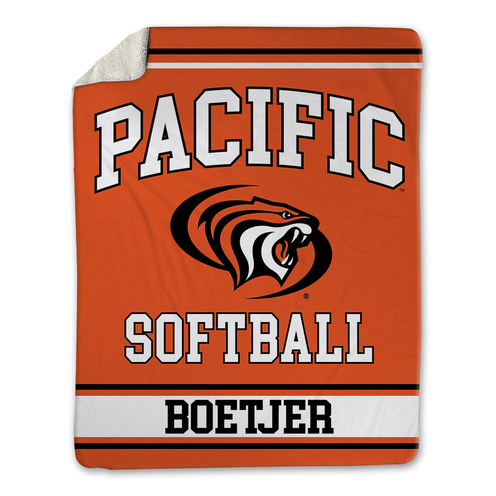 Pacific - NCAA Softball : Bailey Boetjer - Blanket-0