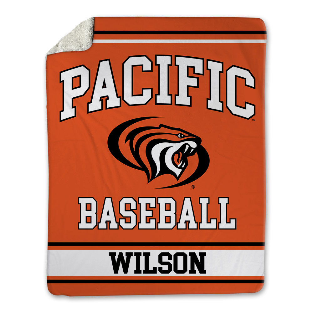 Pacific - NCAA Baseball : Brady Wilson - Blanket-0