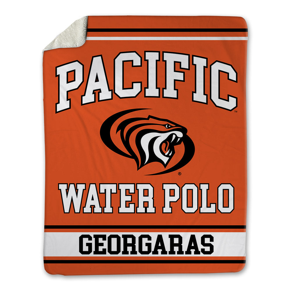 Pacific - NCAA Men's Water Polo : Apostolos Georgaras - Blanket-0