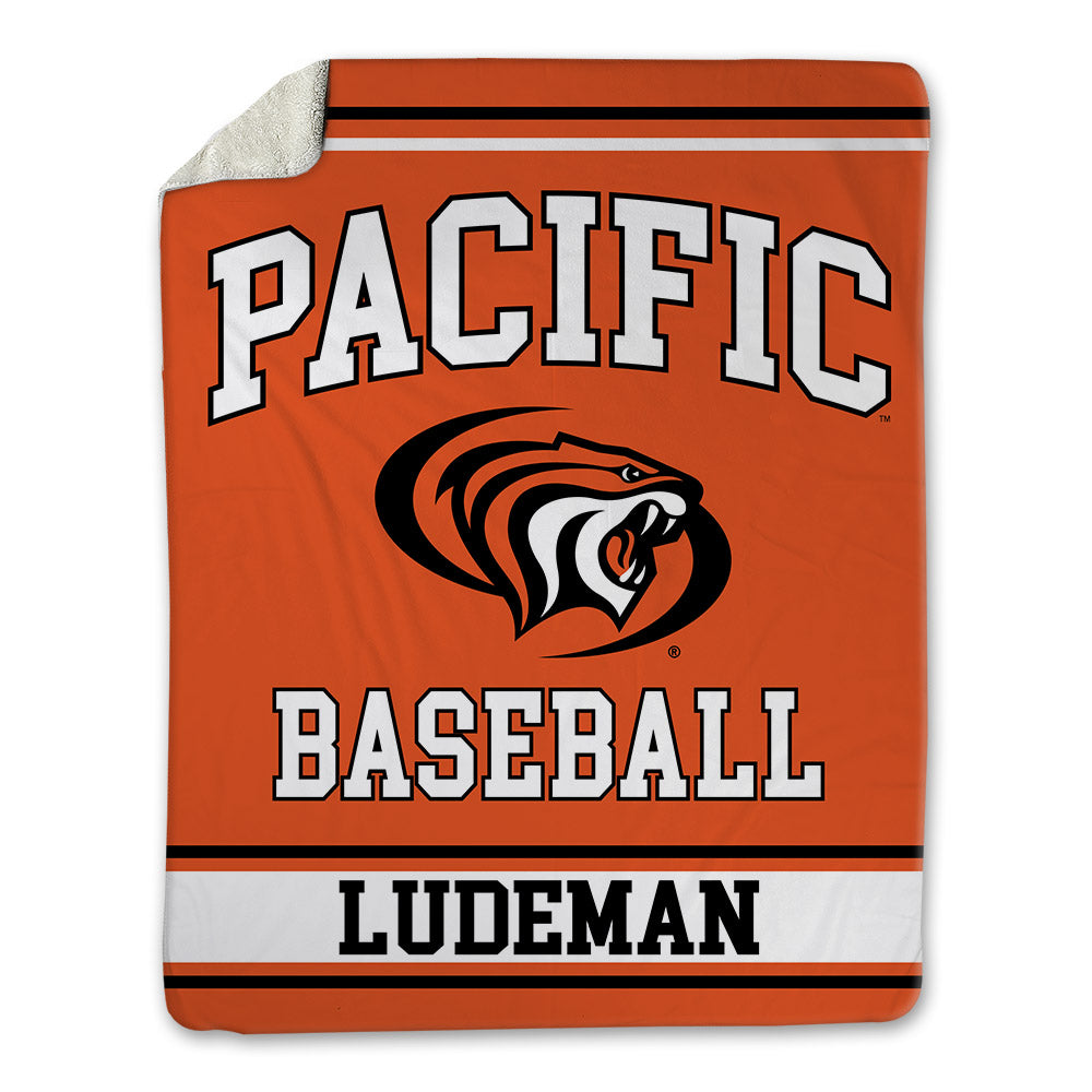 Pacific - NCAA Baseball : Matt Ludeman - Blanket-0