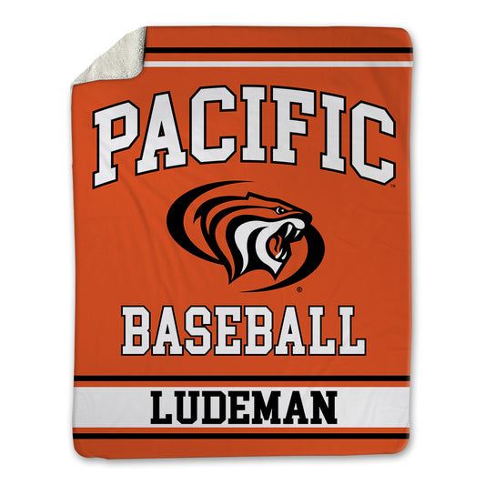 Pacific - NCAA Baseball : Matt Ludeman - Blanket-0