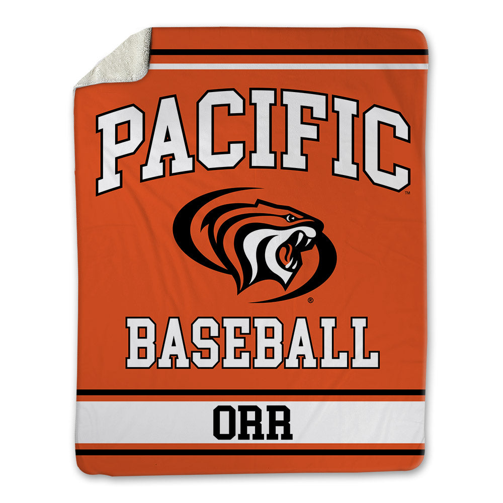 Pacific - NCAA Baseball : Robert Orr - Blanket-0