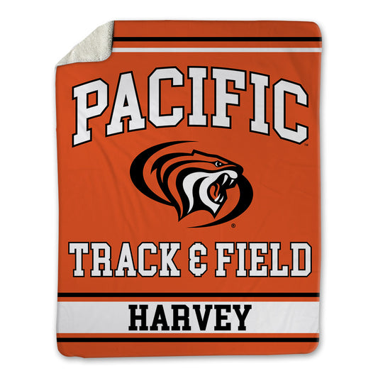 Pacific - NCAA Men's Track & Field : Elijah Harvey - Blanket-0