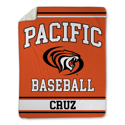 Pacific - NCAA Baseball : Bryce Cruz - Blanket-0
