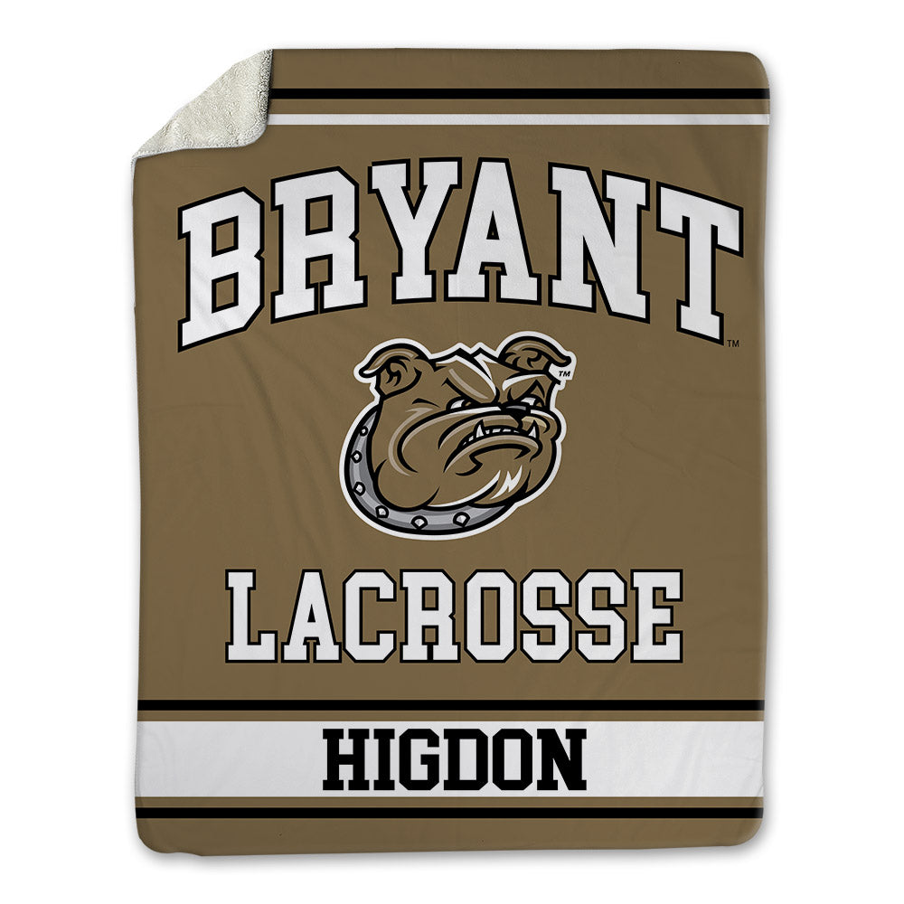 Bryant - NCAA Men's Lacrosse : Gunnar Higdon - Blanket-0