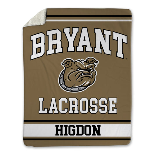 Bryant - NCAA Men's Lacrosse : Gunnar Higdon - Blanket-0