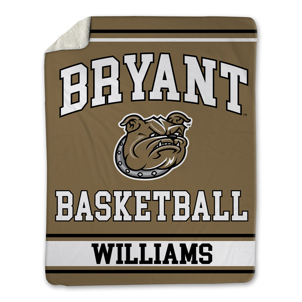 Bryant - NCAA Men's Basketball : Khalil Williams - Blanket-0