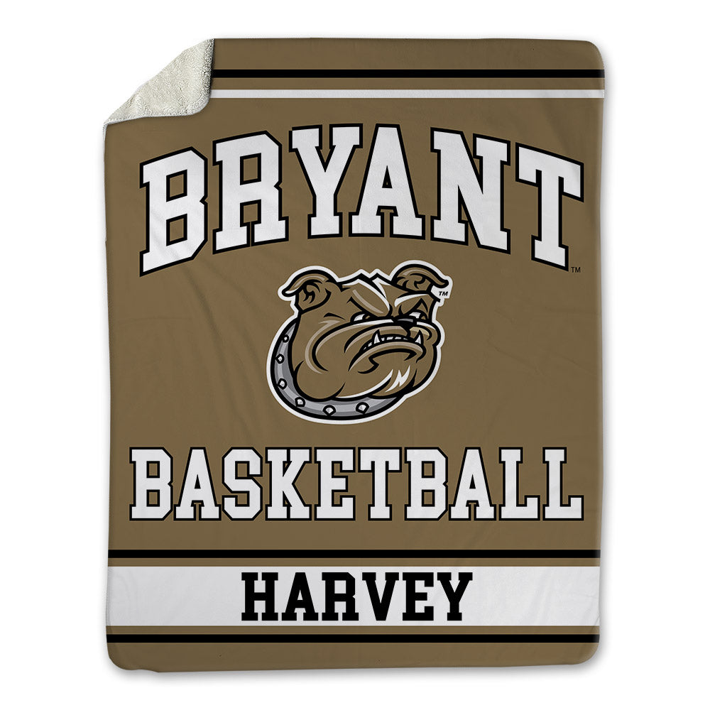 Bryant - NCAA Men's Basketball : Keegan Harvey - Blanket-0