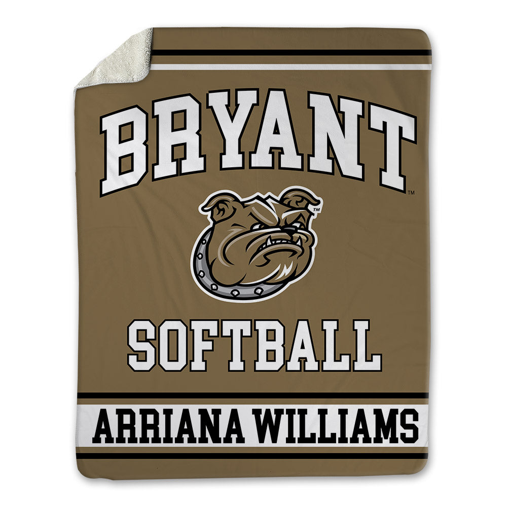 Bryant - NCAA Softball : Arriana Williams Arriana Williams - Blanket-0