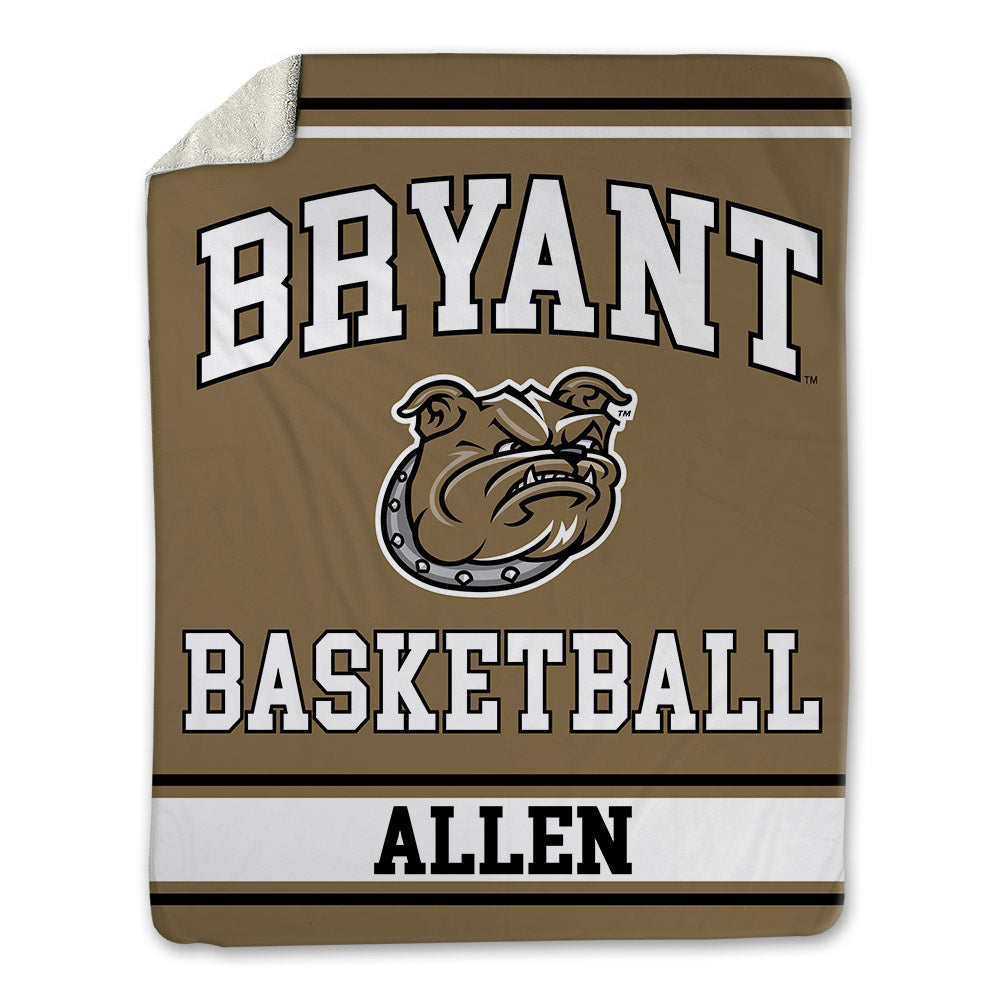 Bryant - NCAA Men's Basketball : Quincy Allen - Blanket-0