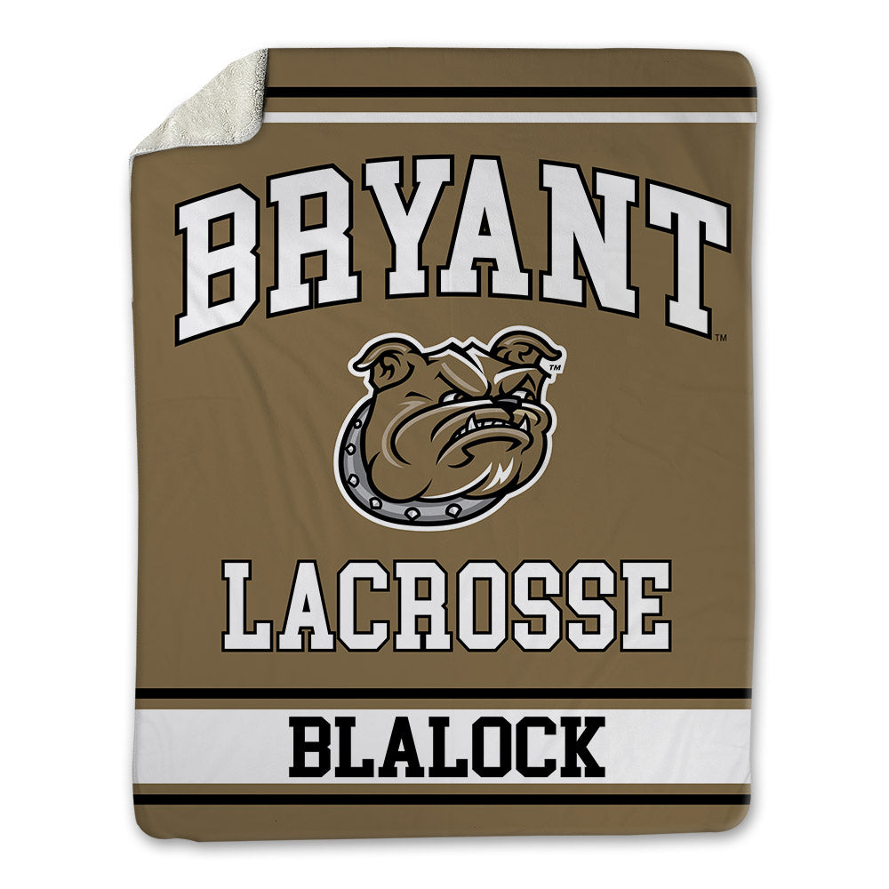 Bryant - NCAA Men's Lacrosse : Tyson Blalock - Blanket-0