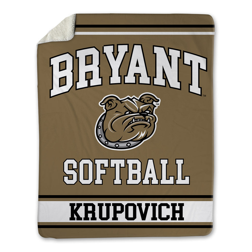 Bryant - NCAA Softball : Zoie Krupovich - Blanket-0