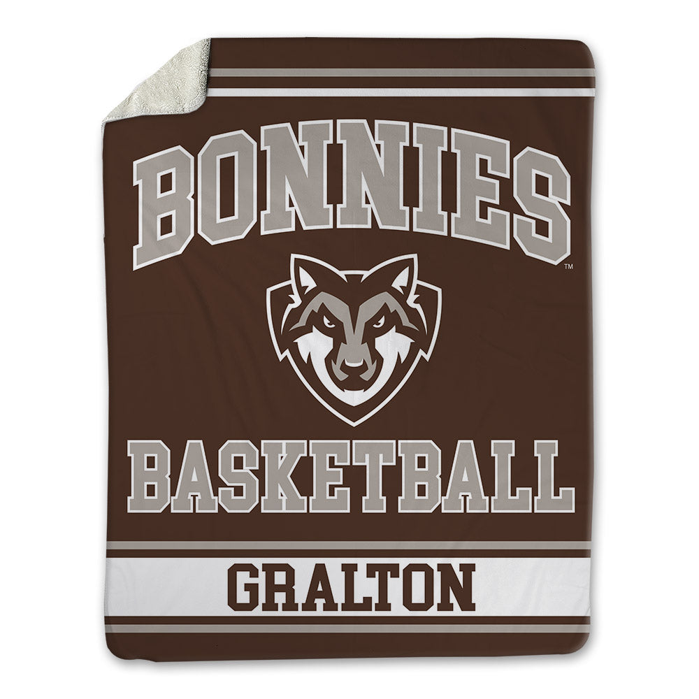 St. Bonaventure - NCAA Women's Basketball : Lola Gralton - Blanket-0