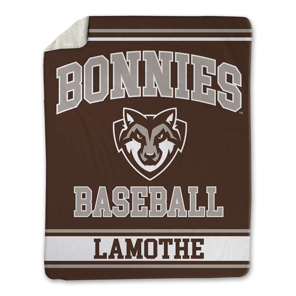 St. Bonaventure - NCAA Baseball : Christian LaMothe - Blanket-0