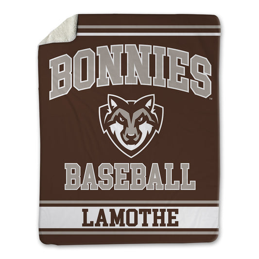 St. Bonaventure - NCAA Baseball : Christian LaMothe - Blanket-0