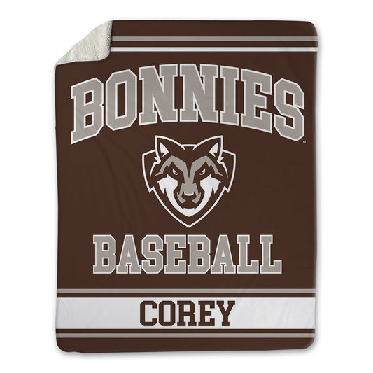 St. Bonaventure - NCAA Baseball : Ty Corey - Blanket-0