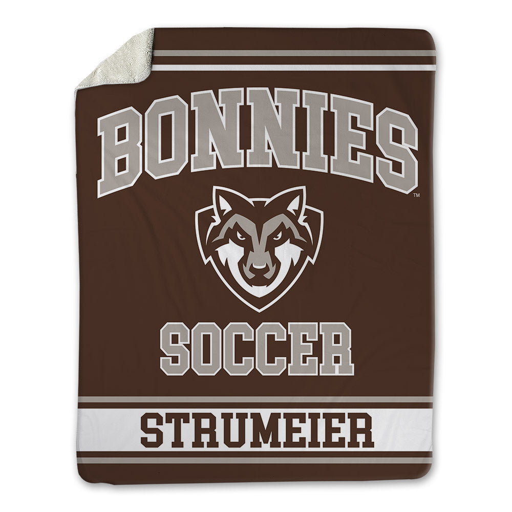 St. Bonaventure - NCAA Men's Soccer : Bryce Strumeier - Blanket-0