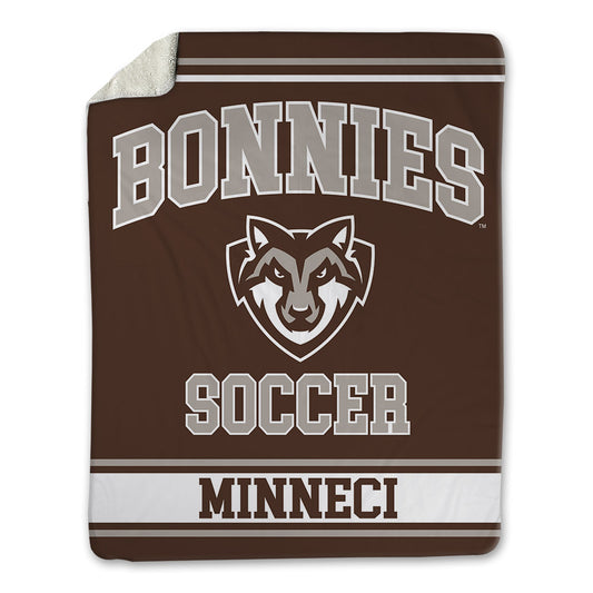 St. Bonaventure - NCAA Men's Soccer : Jackson Minneci - Blanket-0