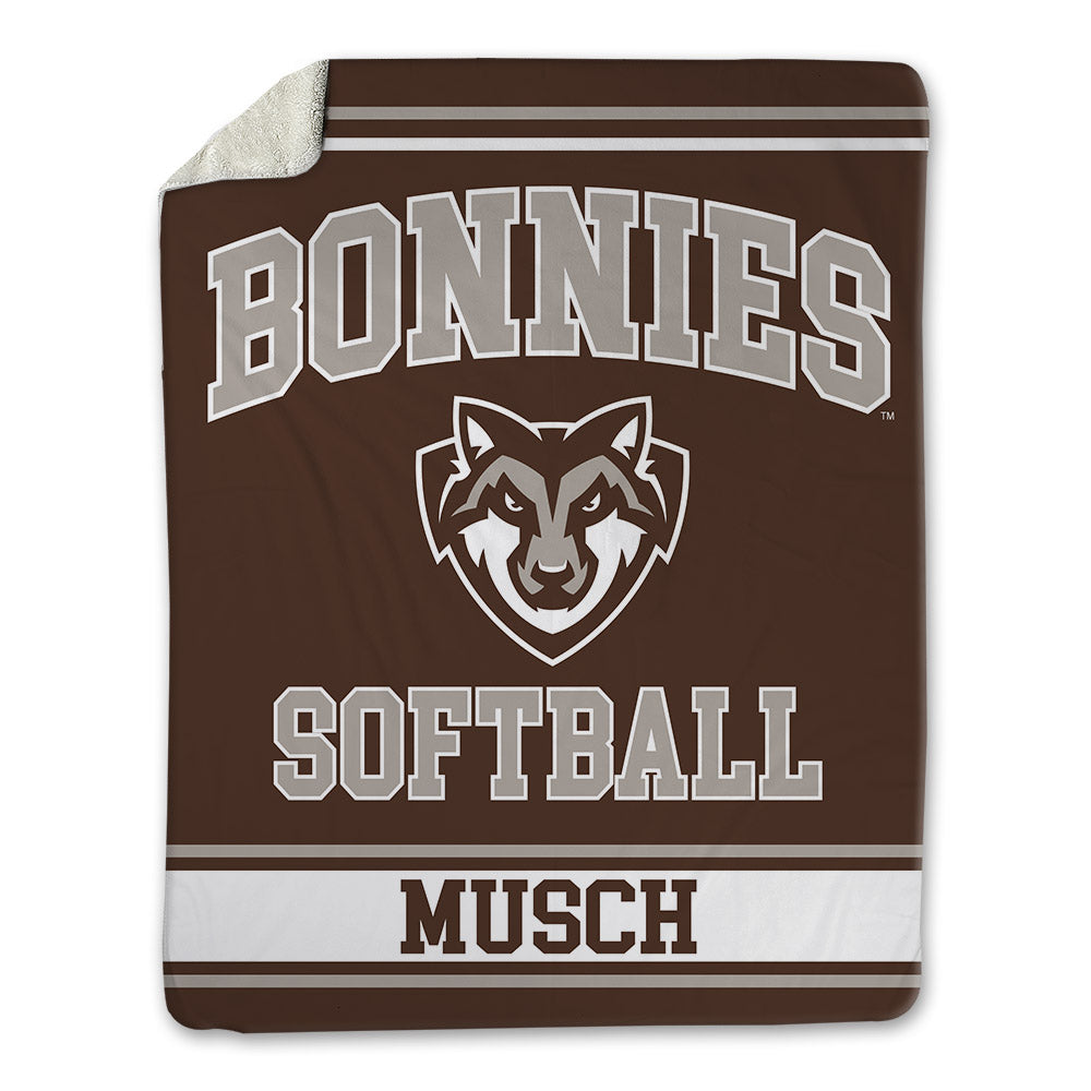 St. Bonaventure - NCAA Softball : Kendall Musch - Blanket-0