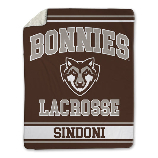 St. Bonaventure - NCAA Men's Lacrosse : Nino Sindoni - Blanket-0