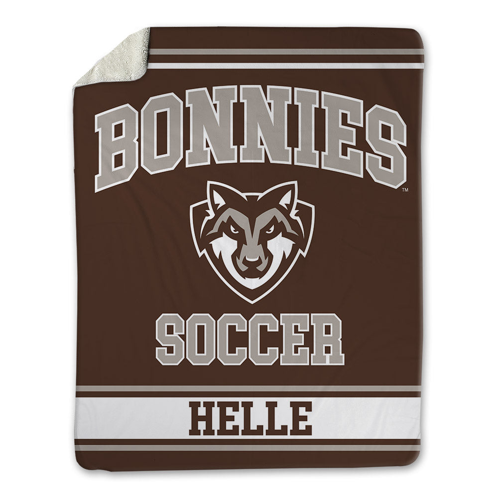 St. Bonaventure - NCAA Men's Soccer : Daniel Helle - Blanket-0